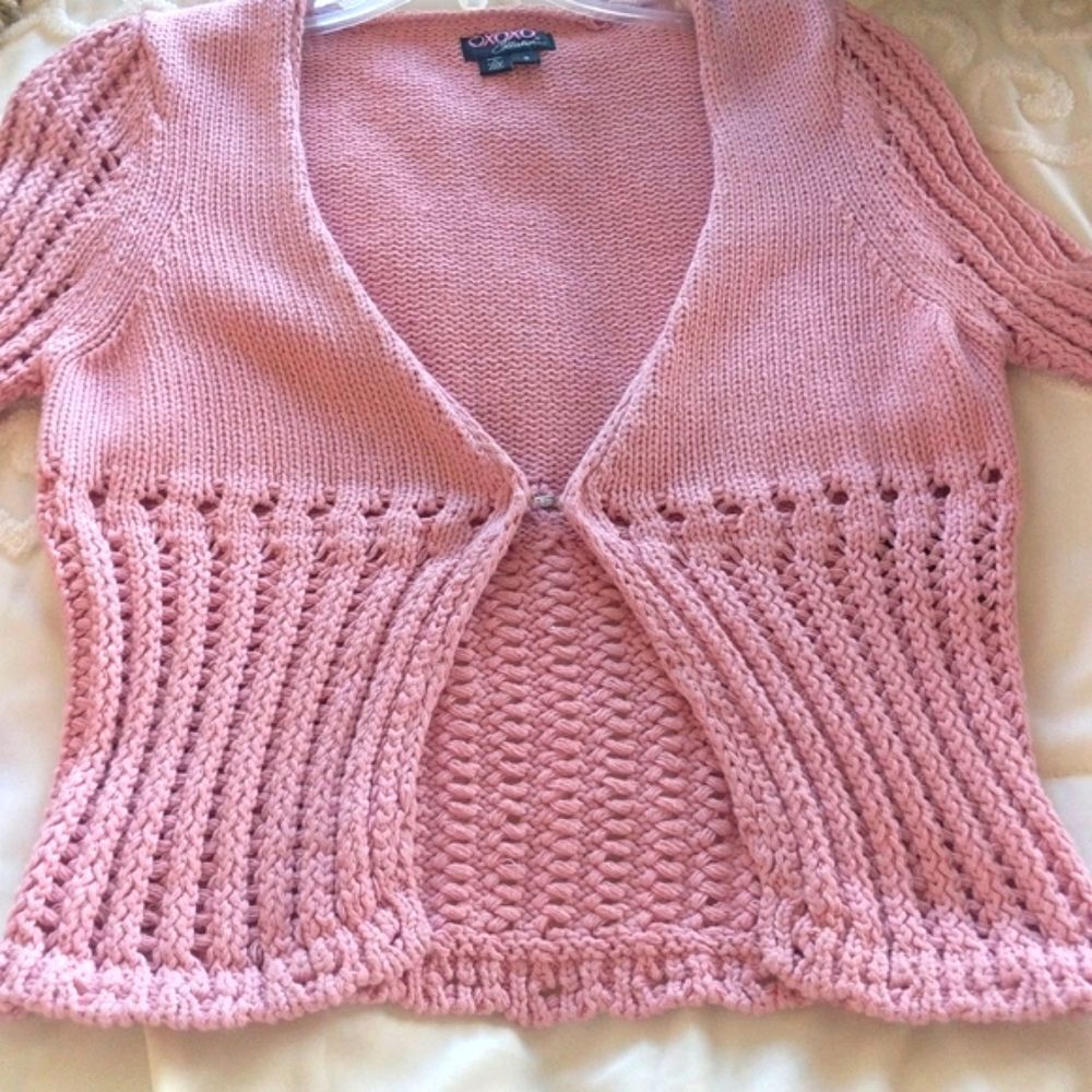 Oxox Collection Pink Spring Sweater - Picture 11 of 12